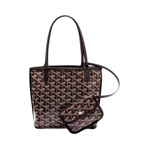 goyard anjou mini insert|authentic goyard anjou mini black.